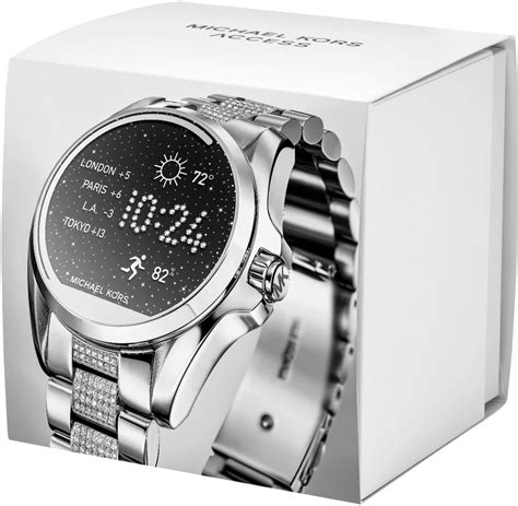 michael kors access smartwatch bradshaw silver